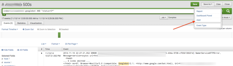 7、實(shí)時(shí)監控500頁(yè)面